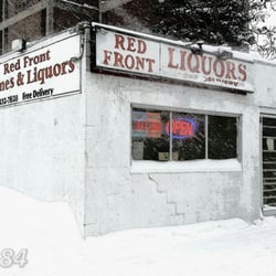 Red Front Liquor - Red Front Liquors in the snow of the Polar Vortex