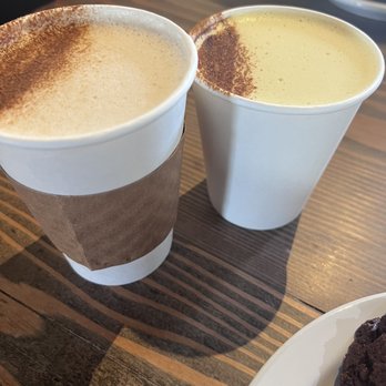 ALTA Bakery & Cafe - House chai latte and golden milk latte - Cafes Near Me - Monterey, California ALTA Bakery & Cafe - House chai latte and golden milk latte - Cafes Near Me - Monterey, California