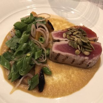 Solbar - Grilled Yellowfin Tuna ($34). Not special. - New American Near Me - Calistoga, California Solbar - Grilled Yellowfin Tuna ($34). Not special. - New American Near Me - Calistoga, California