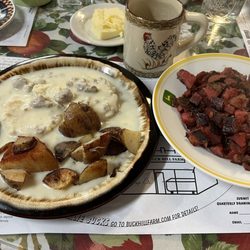 Buck Hill Farm - Biscuits & Gravy, Beet Hash
