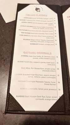 Menu photo 2 Gattara Denver, CO