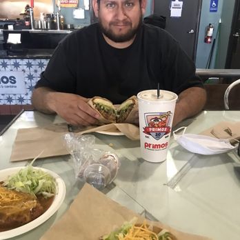 Los Primos - Shredded beef tacos, chile relleno and the tres amigos torta! So goooood! - Mexican Near Me - Perris, California Los Primos - Shredded beef tacos, chile relleno and the tres amigos torta! So goooood! - Mexican Near Me - Perris, California
