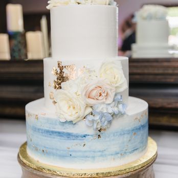 Elegance On Display - a three tiered wedding cake - Desserts Near Me - Fallbrook, California