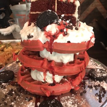 Clinton Hall Bronx - Red Velvet Waffle - Beer Gardens Near Me - Bronx, New York Clinton Hall Bronx - Red Velvet Waffle - Beer Gardens Near Me - Bronx, New York