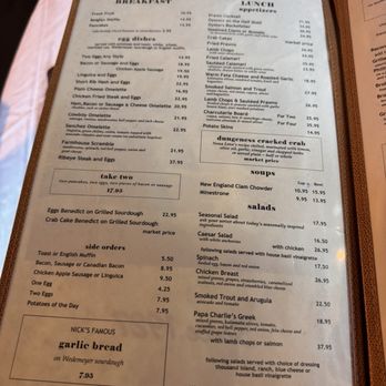 Nick's Seafood Restaurant - Menu - Seafood Near Me - Pacifica, California