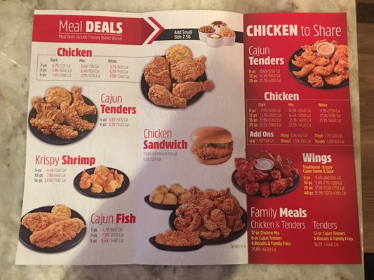 Menu photo 1 Krispy krunchy Chicken Woburn, MA