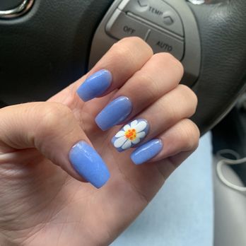 T&T Nails - Dip nail and flower design - Nail Technicians Near Me - Waco, Texas