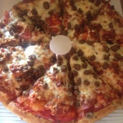 East of Chicago Pizza - All meat pizza