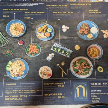 Kin Long Beach - Menu of July 2025 - Thai Near Me - Long Beach, California
