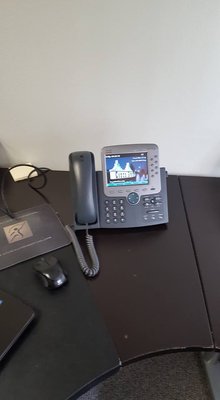 Photo of 3Packet.com - Anaheim, CA, US. Cisco phone ready for action