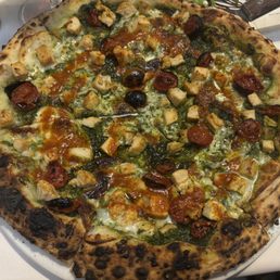 Chicken pesto pizza Chicken pesto pizza