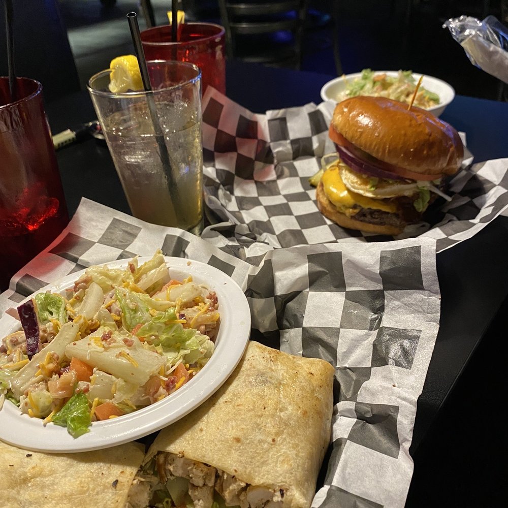Boogie's - Grilled Chicken Caesar Salad Grilled Chicken Wrap Hangover Burger - American Near Me - Biloxi, Mississippi Boogie's - Grilled Chicken Caesar Salad Grilled Chicken Wrap Hangover Burger - American Near Me - Biloxi, Mississippi