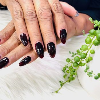 Sophia's Nails - #126 Deep plum color is beautiful. - Nail Salons Near Me - Auburn, Washington Sophia's Nails - #126 Deep plum color is beautiful. - Nail Salons Near Me - Auburn, Washington