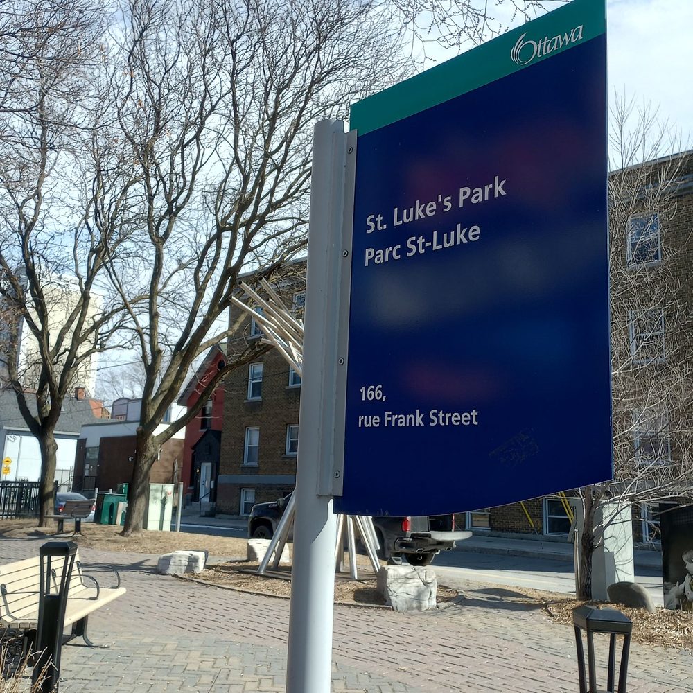 St. Luke's Park - Signage - Parks Near Me - Ottawa, Ontario