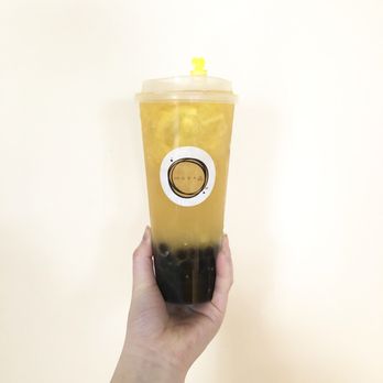 Motto Tea Cafe - the o tea (green jade) w brown sugar boba - Desserts Near Me - Pasadena, California