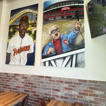 Victorinos Pizzeria  - Dave Winfield Padres Legend and one of the pizzas named after him - Pizza Near Me - Chula Vista, California