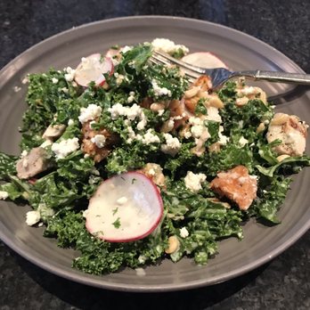 Finch & Fork - Kale salad with chicken - New American Near Me - Santa Barbara, California