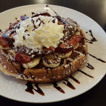 Luna Crepes & Cafe - Choco Fruits Waffle - Coffee & Tea Near Me - Ottawa, Ontario Luna Crepes & Cafe - Choco Fruits Waffle - Coffee & Tea Near Me - Ottawa, Ontario
