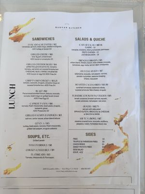 Menu photo 4 Banyan Kitchen & Cafe San Diego, CA Menu photo 4 Banyan Kitchen & Cafe San Diego, CA