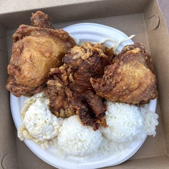 Da Hawaiian Kitchen - CPC - 3 pieces with rice & mac salad - Hawaiian Near Me - Huntington Beach, California