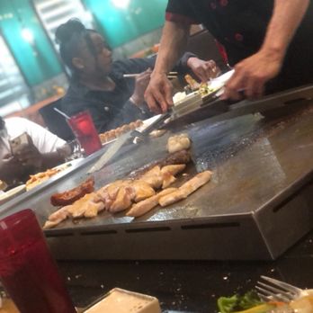 Volcano Steak & Sushi - The cooking and hibachi table - Japanese Near Me - Duluth, Georgia