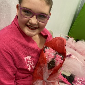 The Mountain Muse - My daughter at her nutcracker dance recital with her chocolate candy bouquet! - Candy Stores Near Me - Prestonsburg, Kentucky