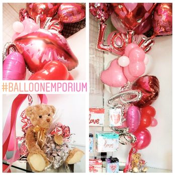 Balloon Emporium & Party Store - Grand Balloon Bouquets with Teddy Bear & Hershey Kisses are customizable, and make a great gift for that special someone... - Balloon Services Near Me - Pasadena, California