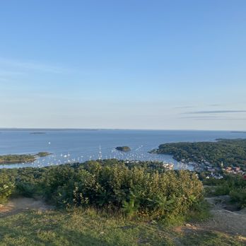 Camden Hills State Park - Views from Mt Battie. Vehicle Accessible Peak - Hiking Near Me - Camden, Maine