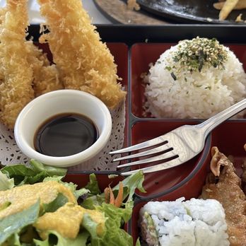 Hungry Belly - Shrimp Tempura Bento Box - Japanese Near Me - Dallas, Texas Hungry Belly - Shrimp Tempura Bento Box - Japanese Near Me - Dallas, Texas