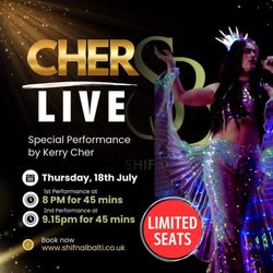 Shifnal Balti Restaurant & Takeaway - CHER LIVE TRIBUTE NIGHT PERFORMANCE by the amazing Kerry Cher!   Reserve and book your spot now online! www.shifnalbalti.co.uk
