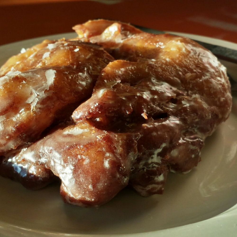 Sweet Eugene's House of Java - Fritter with plenty of apple chunks on board. - Coffee & Tea Near Me - College Station, Texas Sweet Eugene's House of Java - Fritter with plenty of apple chunks on board. - Coffee & Tea Near Me - College Station, Texas