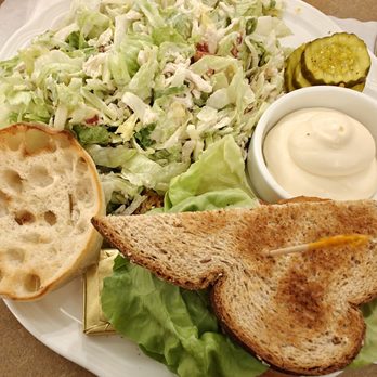 The Woman's Exchange St. Louis - Half a salad and BLTC on wheat bread - Women's Clothing Near Me - Saint Louis, Missouri The Woman's Exchange St. Louis - Half a salad and BLTC on wheat bread - Women's Clothing Near Me - Saint Louis, Missouri
