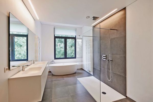 Bathroom Remodeling - At Lux Kitchen & Bath, we specialize in transforming bathrooms into beautiful, functional spaces from start to finish. Our bathroom remodeling services include custom showers, vanities, sinks, tile work, and modern fixtures. Whether you're looking for a sleek, contemporary design or a timeless, classic look, we work closely with you to bring your vision to life, providing both luxury and practicality. Bathroom Remodeling - At Lux Kitchen & Bath, we specialize in transforming bathrooms into beautiful, functional spaces from start to finish. Our bathroom remodeling services include custom showers, vanities, sinks, tile work, and modern fixtures. Whether you're looking for a sleek, contemporary design or a timeless, classic look, we work closely with you to bring your vision to life, providing both luxury and practicality.