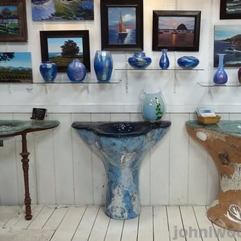 Harmony Glassworks - Cool glass top sinks and pedestals. - Art Schools Near Me - Harmony, California