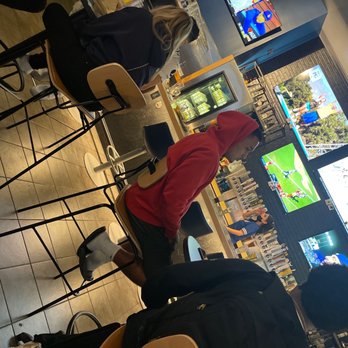 Buffalo Wild Wings - Bar top empty, and we couldn't sit because she said it was closed. - American Near Me - Cerritos, California Buffalo Wild Wings - Bar top empty, and we couldn't sit because she said it was closed. - American Near Me - Cerritos, California