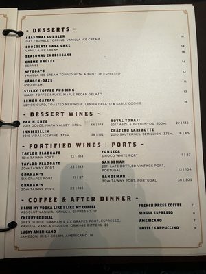 Menu photo 1 SR Prime Steakhouse Elk Grove, CA