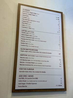 Menu photo 4 Little While San Diego, CA Menu photo 4 Little While San Diego, CA