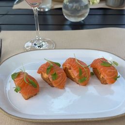 Crispy Salmon Sushi