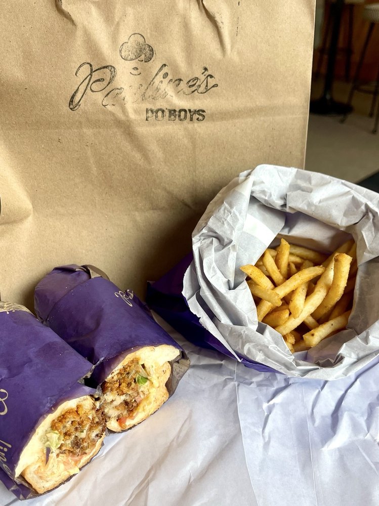Food from Pauline’s Po’boys