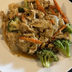 Bann Thai - Pad See Ewe with double chicken