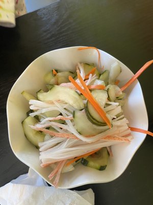 Photo of Yama Sushi Restaurant - Fallbrook, CA, US. S1 Sunomono Salad