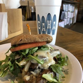 Baha Burger - Portobello burger. - Burgers Near Me - Hoover, Alabama