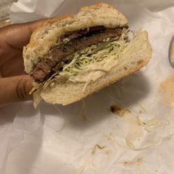 Los Chris Dominican Restaurant - Chimichurri sandwhich