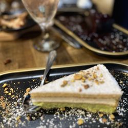The Grille at Bear Creek - Pistachio cake. Light and absolutely awesome.