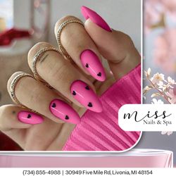 Miss Nails & Spa - Wear your heart on your nails this Valentine's Day with unique designs that'll make everyone swoon. Book your nail art session today!