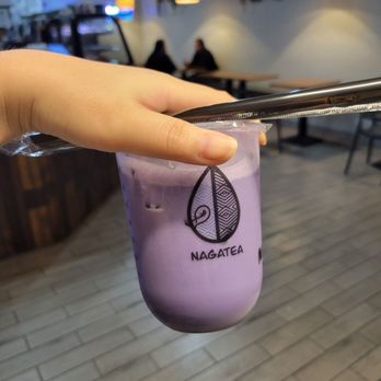 Naga Tea Tampa - Ube taro milk tea - Bubble Tea Near Me - Temple Terrace, Florida