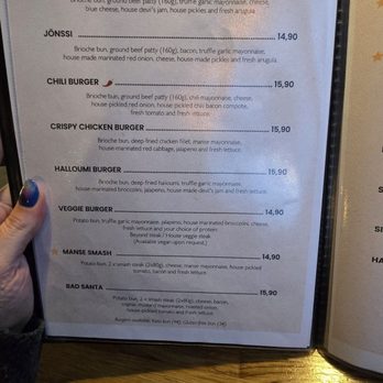Hamptown Burger Tampere - Menu. May 2026 - Burgers Near Me - Tampere, 11