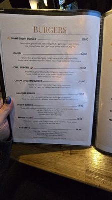 Menu photo 5 Hamptown Burger Tampere Tampere, 11