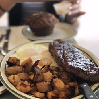 Penfold's Café - steak and eggs and the best potatoes! - Breakfast & Brunch Near Me - Temecula, California
