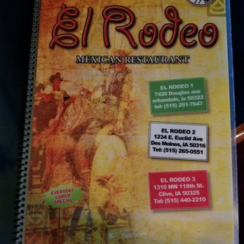 El Rodeo - Mexican Near Me - Urbandale, Iowa